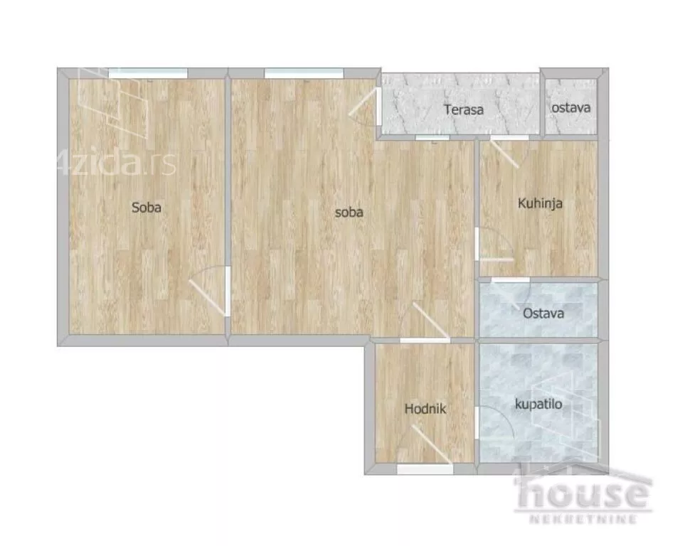 Dvosoban stan | 4zida