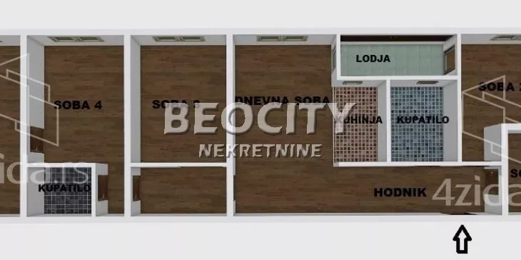 Petoiposoban stan | 4zida