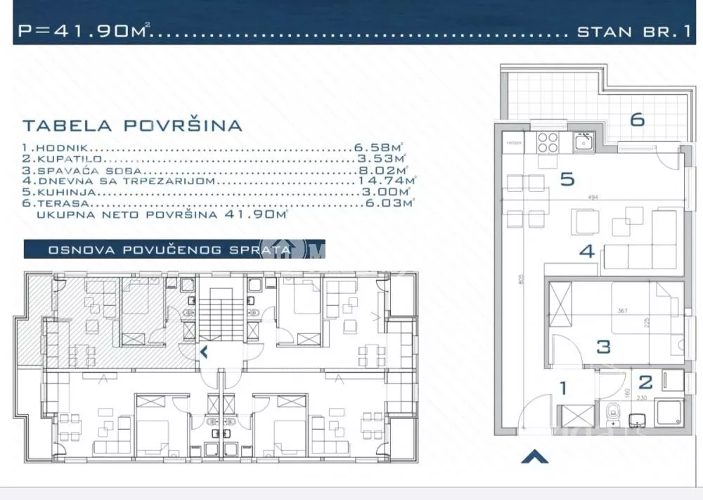 Dvosoban stan | 4zida
