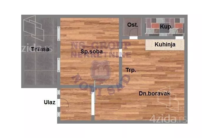 Dvosoban stan | 4zida
