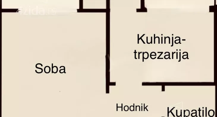 Jednosoban stan | 4zida