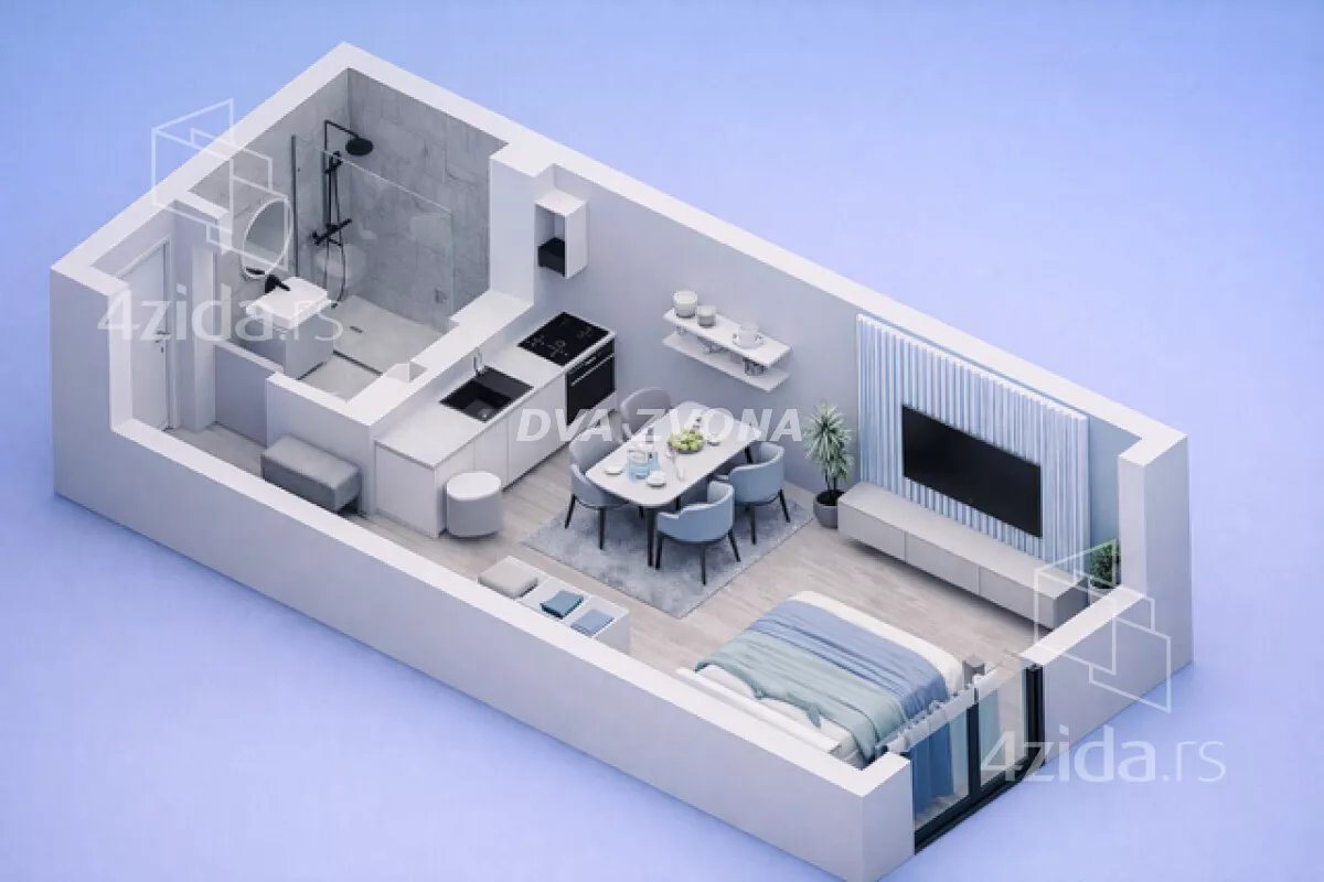 Jednosoban stan | 4zida