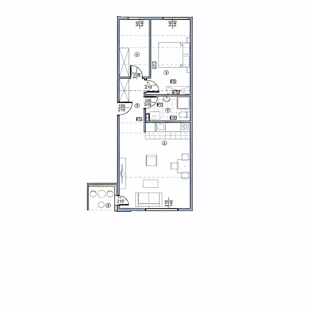 Dvoiposoban stan | 4zida