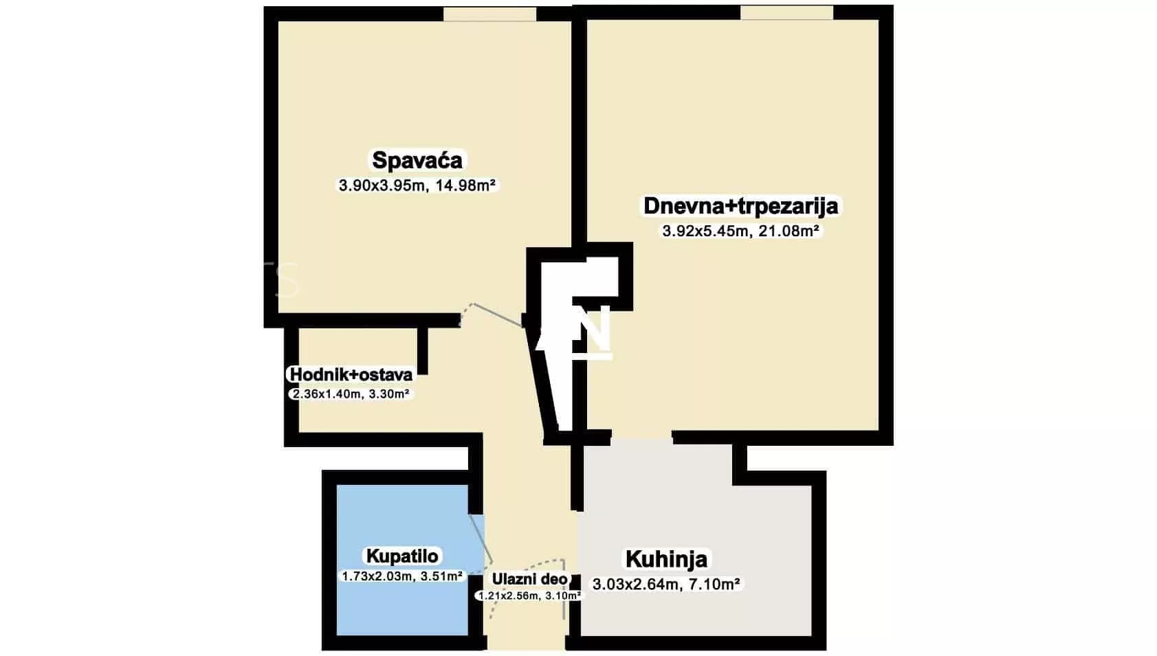 Dvosoban stan | 4zida