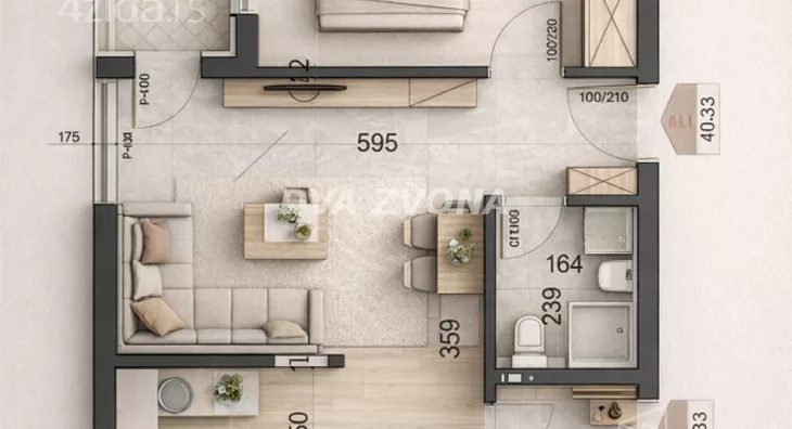 Dvosoban stan | 4zida