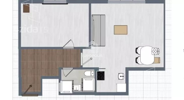 Dvosoban stan | 4zida