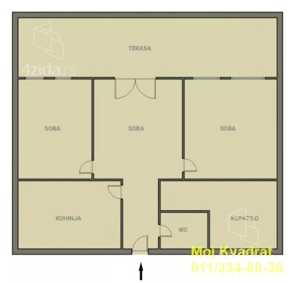 Trosoban stan | 4zida