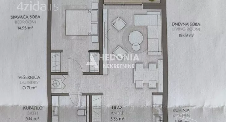 Dvosoban stan | 4zida