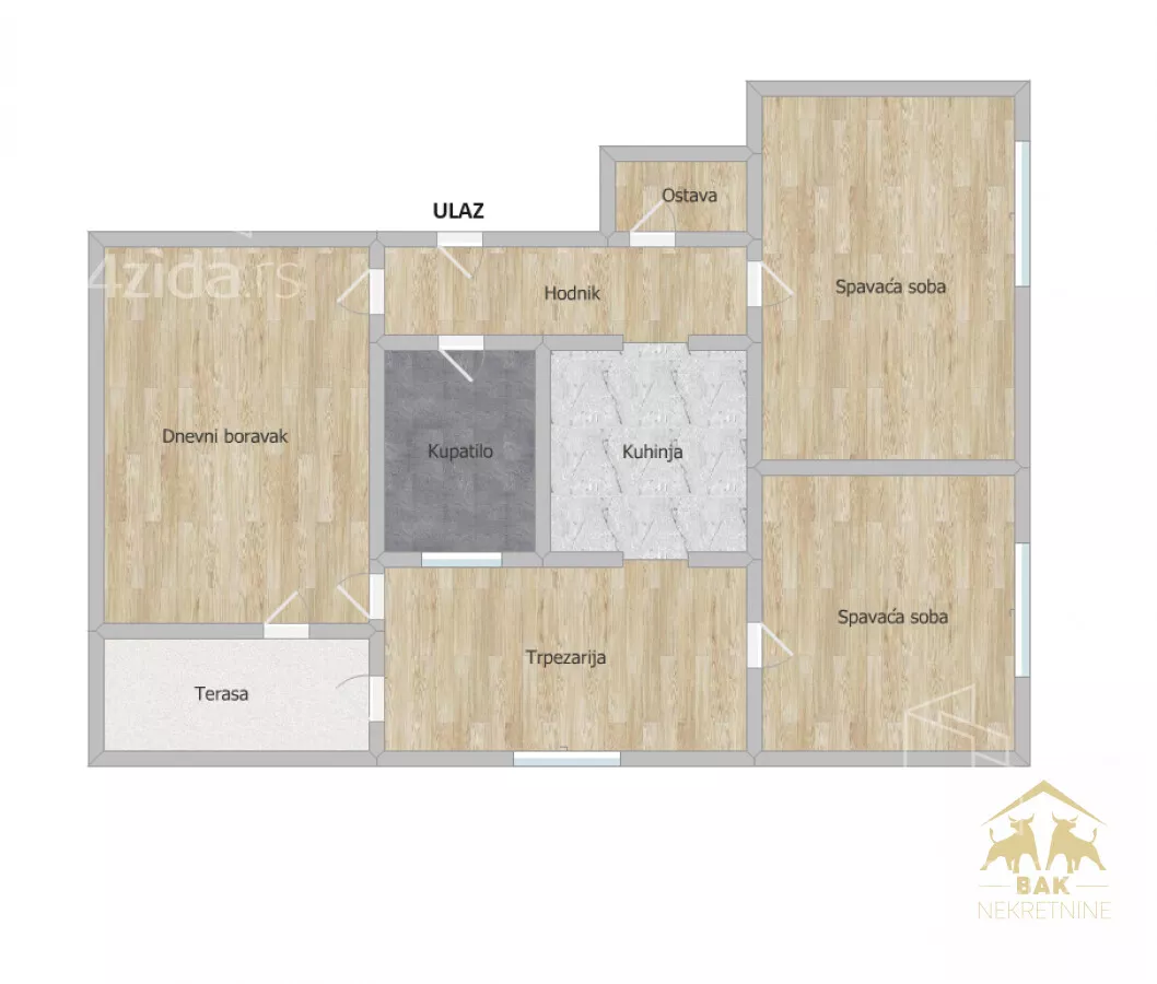 Trosoban stan | 4zida