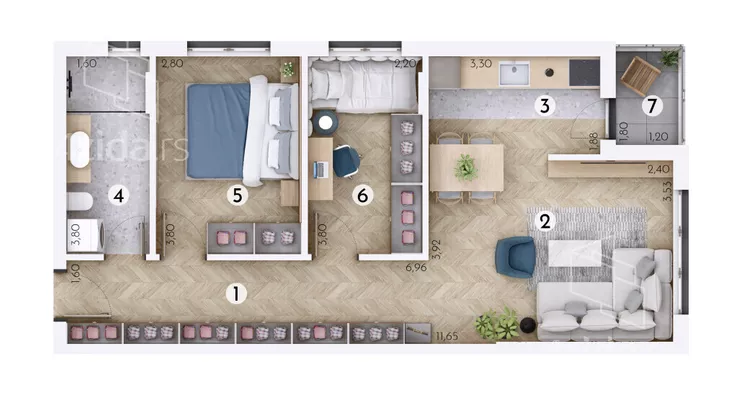 Trosoban stan | 4zida