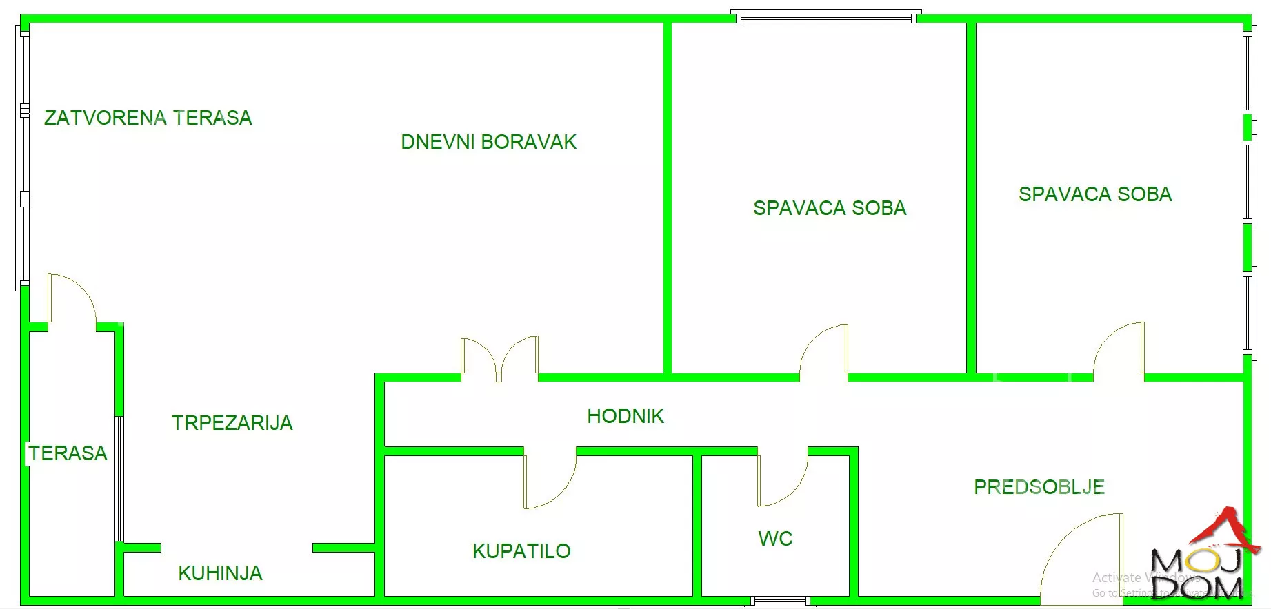 Trosoban stan | 4zida
