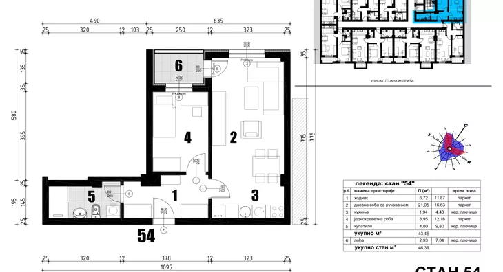 Dvosoban stan | 4zida