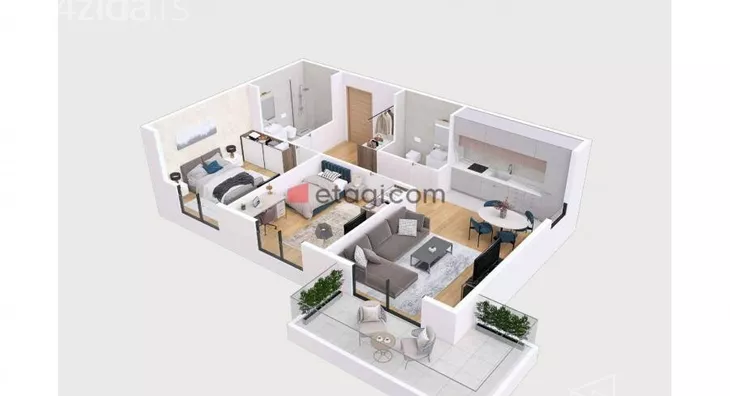 Trosoban stan | 4zida