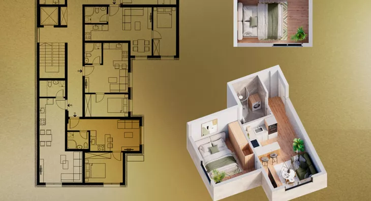 Jednoiposoban stan | 4zida