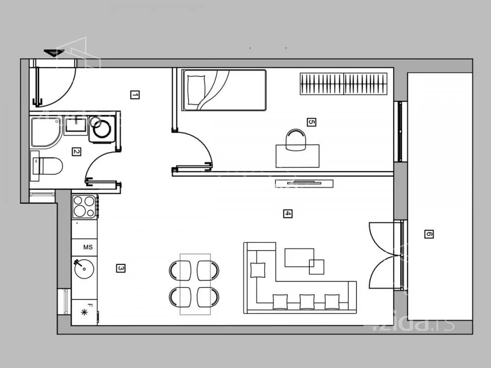 Dvosoban stan | 4zida