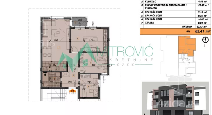 Troiposoban stan | 4zida