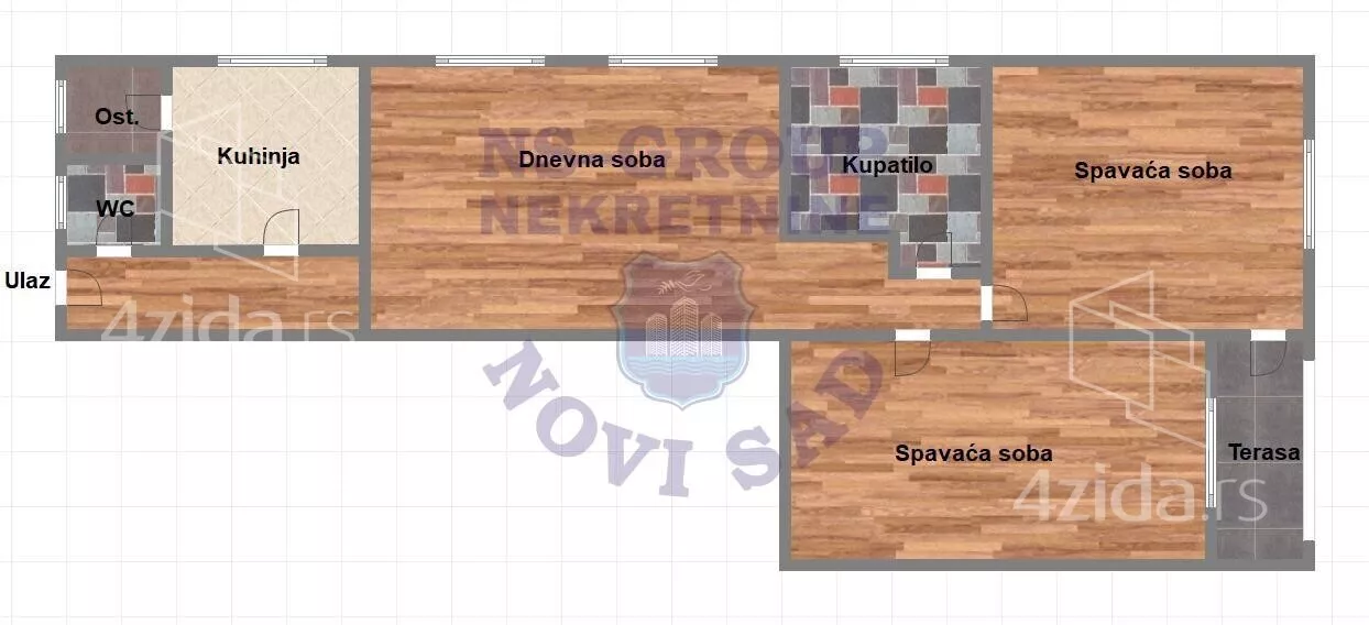 Trosoban stan | 4zida