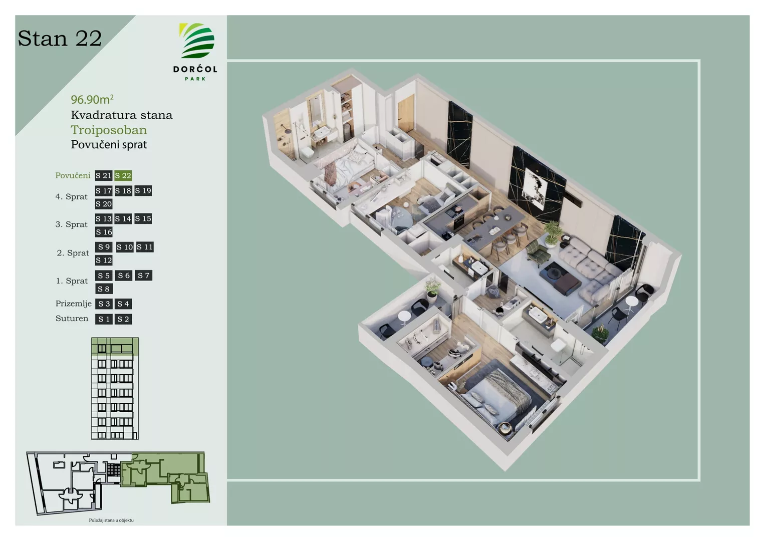 Troiposoban stan | 4zida