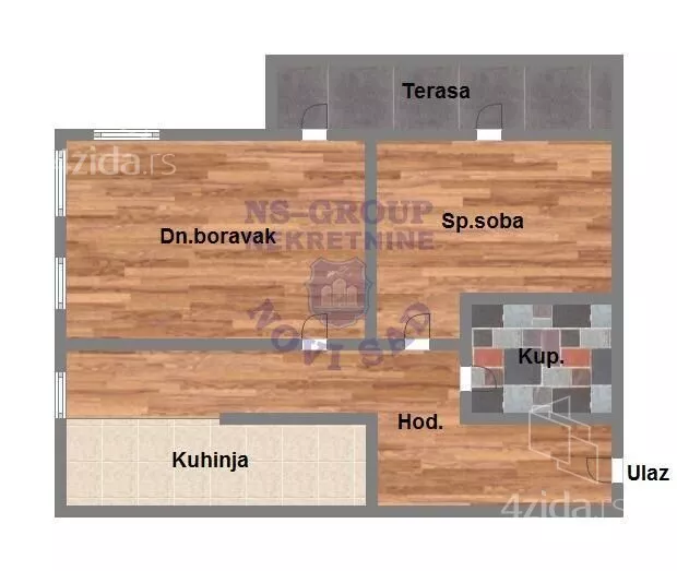 Dvosoban stan | 4zida