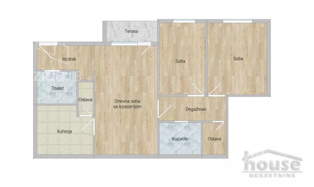 Trosoban stan | 4zida