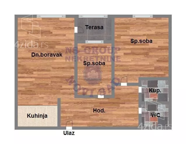 Trosoban stan | 4zida