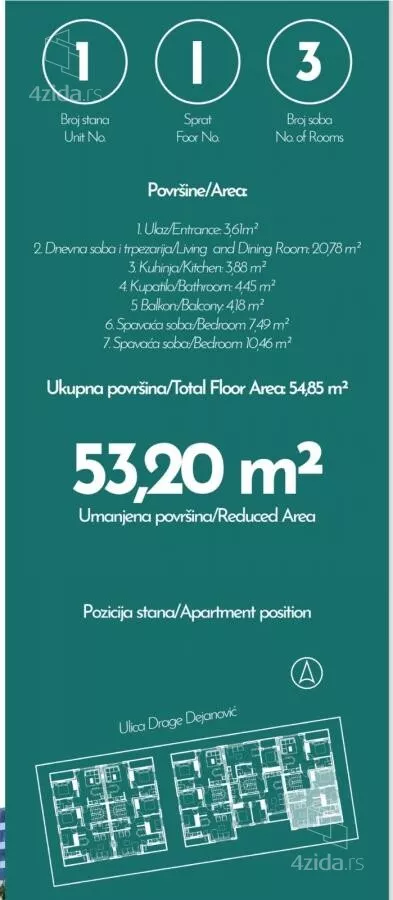 Trosoban stan | 4zida