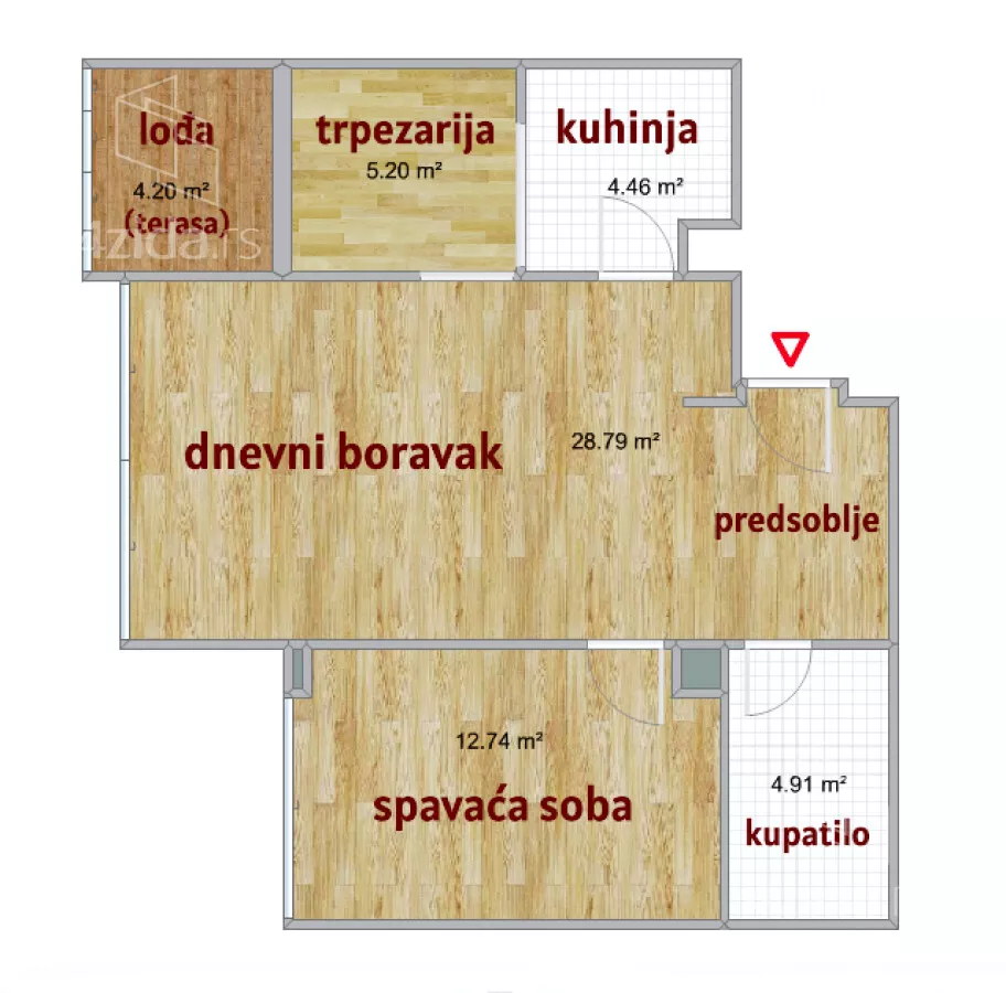 Dvosoban stan | 4zida