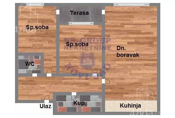 Trosoban stan | 4zida