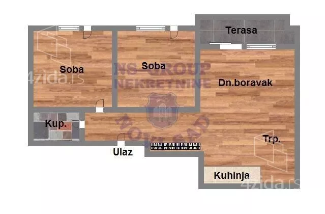 Trosoban stan | 4zida