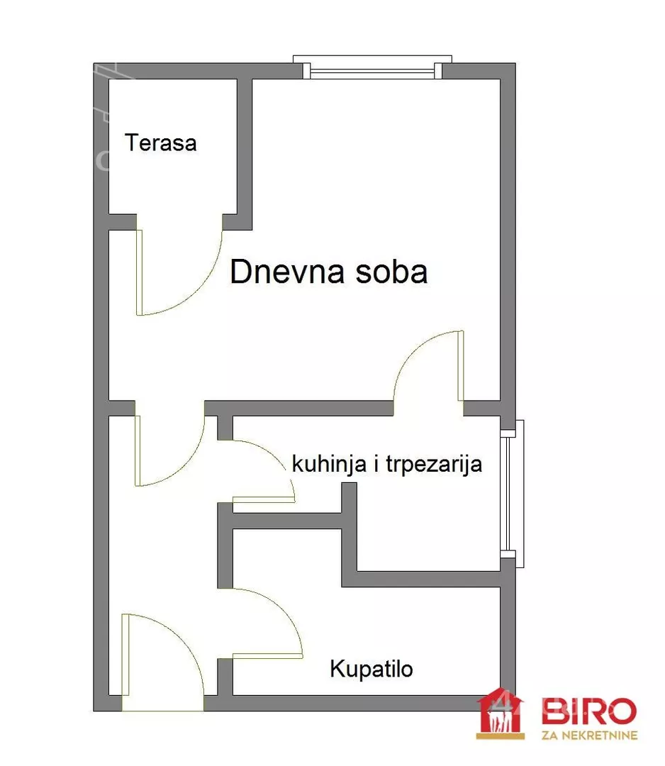 Jednosoban stan | 4zida