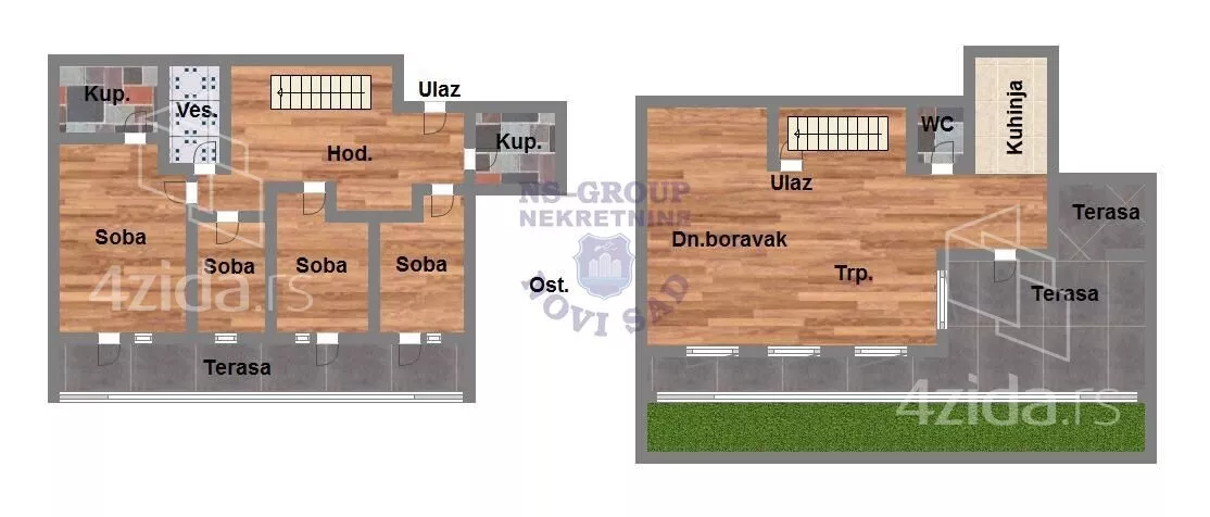 Petosoban stan | 4zida