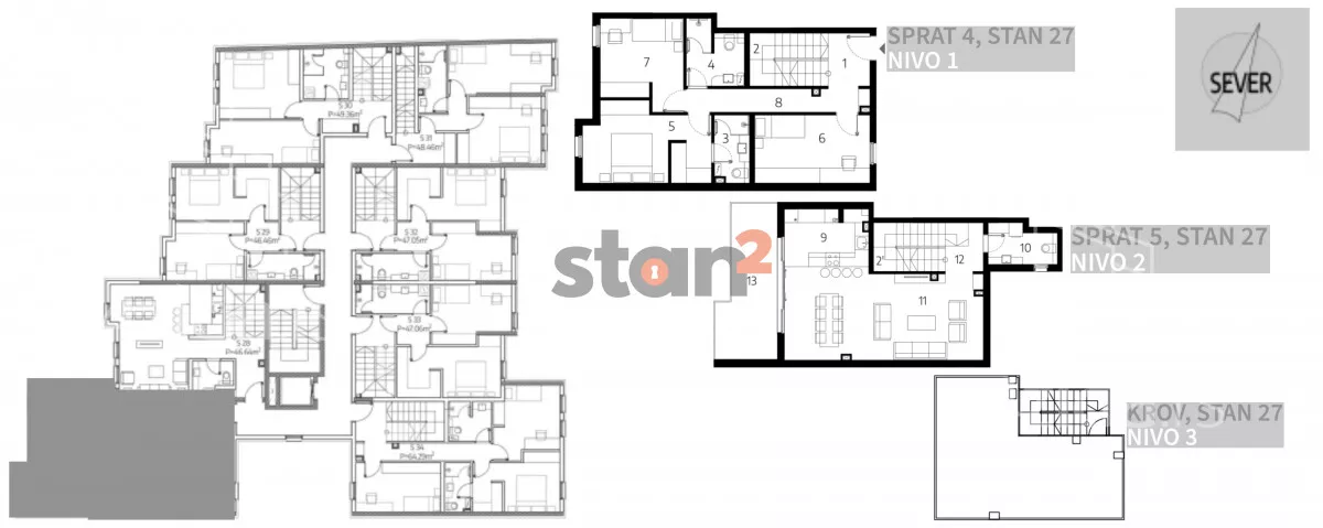 Troiposoban stan | 4zida