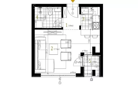 Jednosoban stan | 4zida