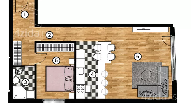 Dvosoban stan | 4zida