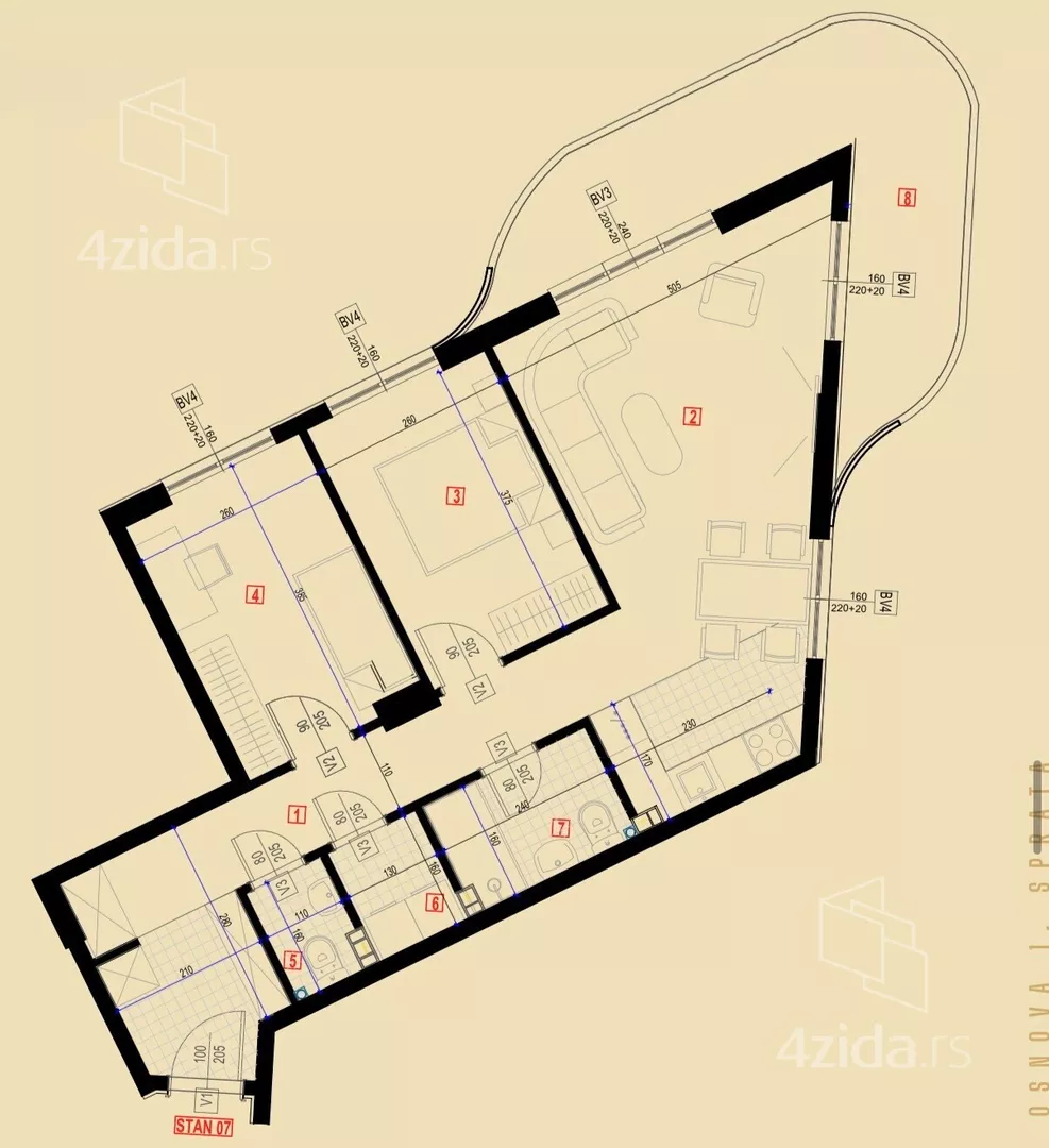 Dvoiposoban stan | 4zida