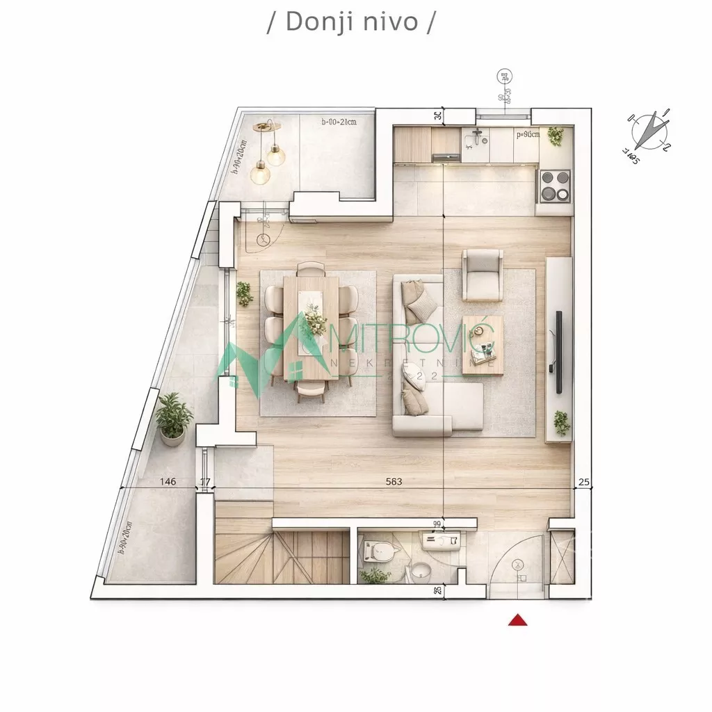 Trosoban stan | 4zida