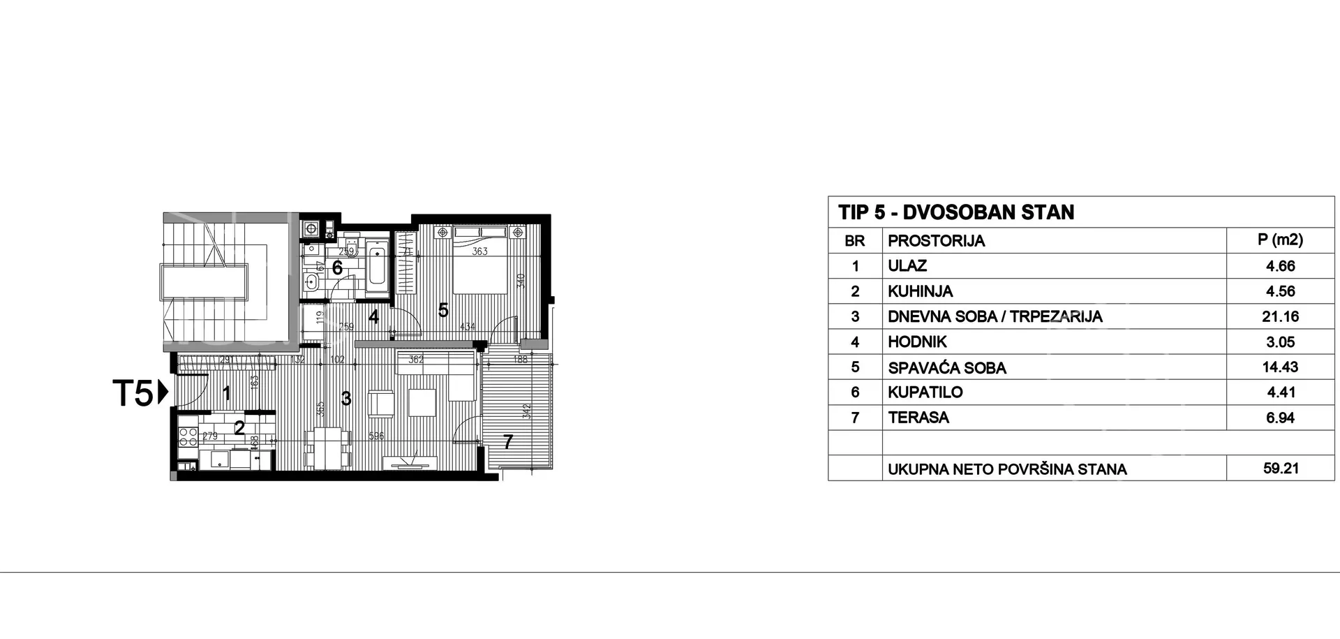 Dvosoban stan | 4zida
