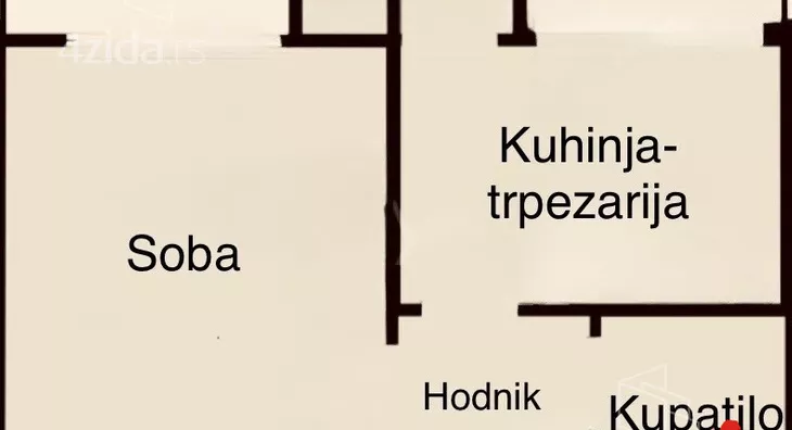 Jednosoban stan | 4zida