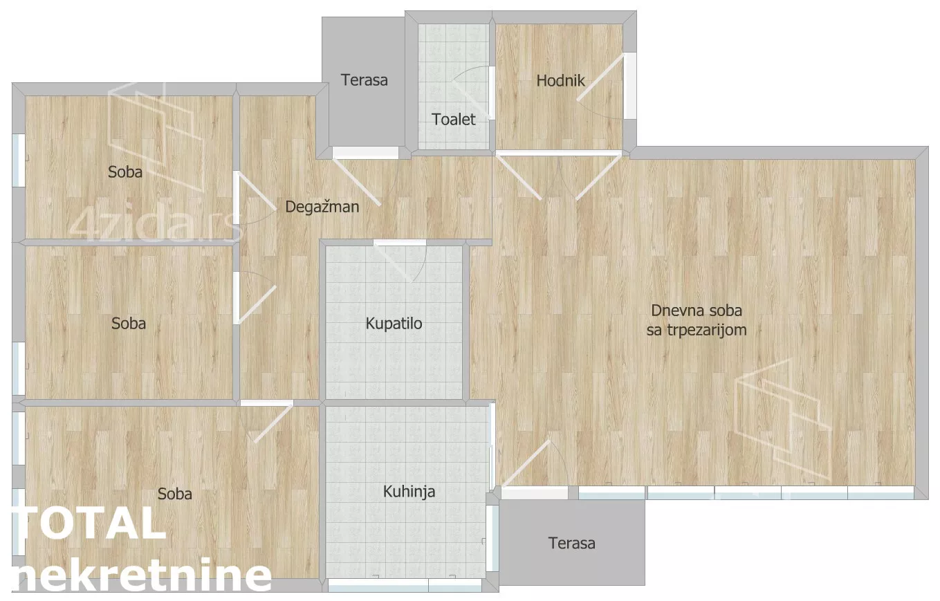 Troiposoban stan | 4zida
