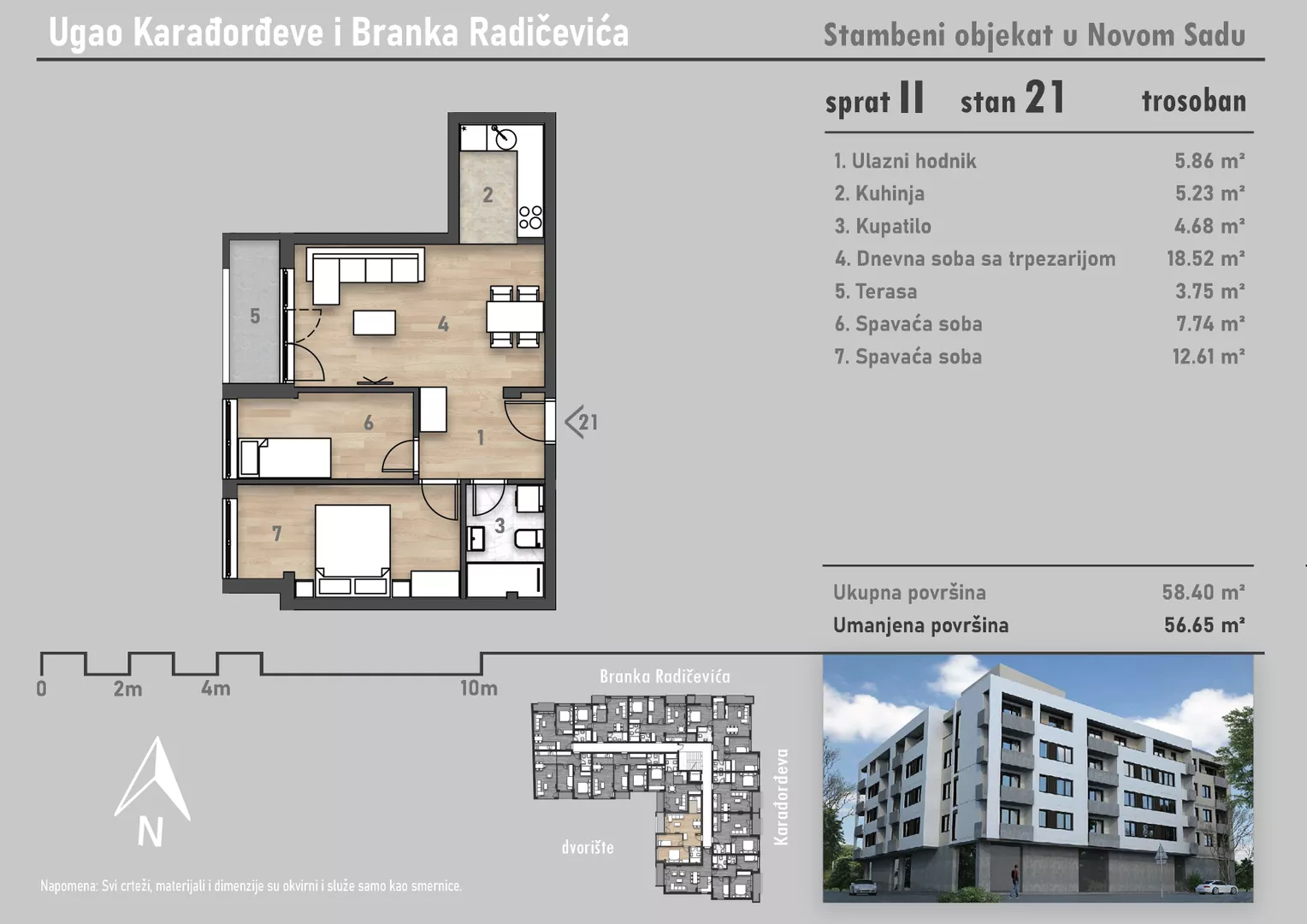 Trosoban stan | 4zida
