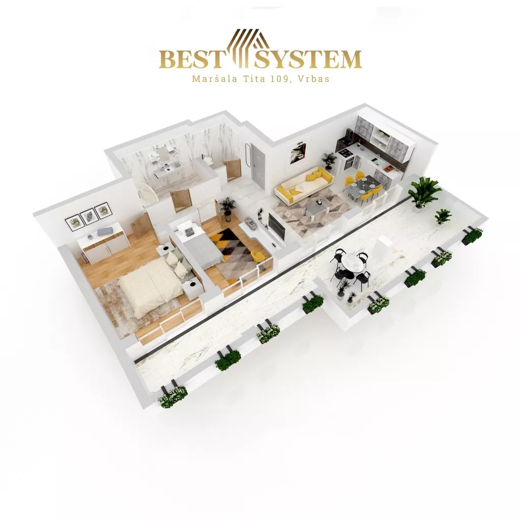 Trosoban stan | 4zida