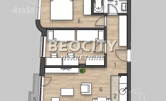 Trosoban stan | 4zida