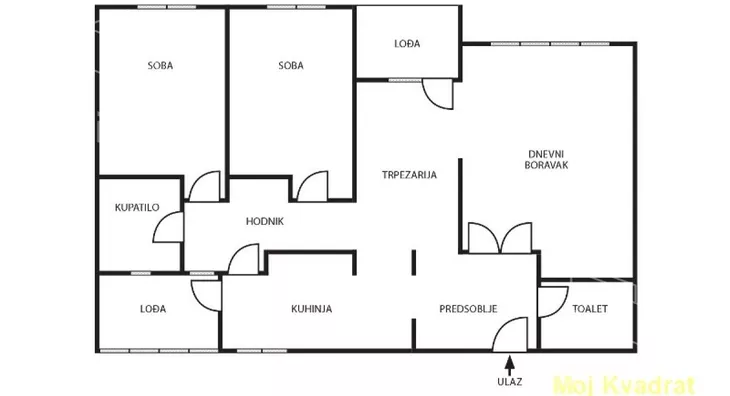 Trosoban stan | 4zida