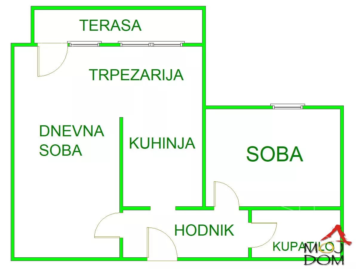 Dvosoban stan | 4zida