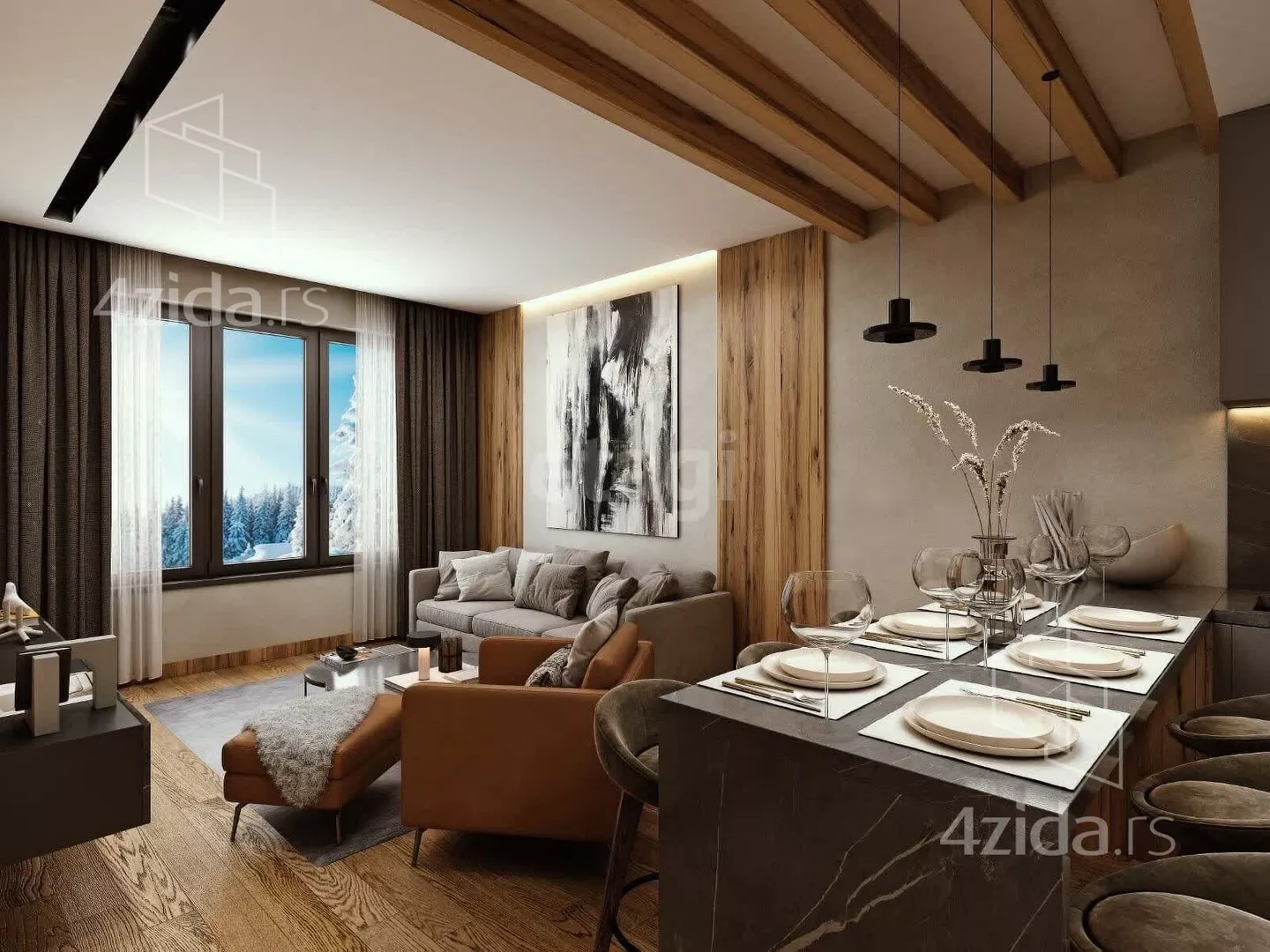 Trosoban stan | 4zida