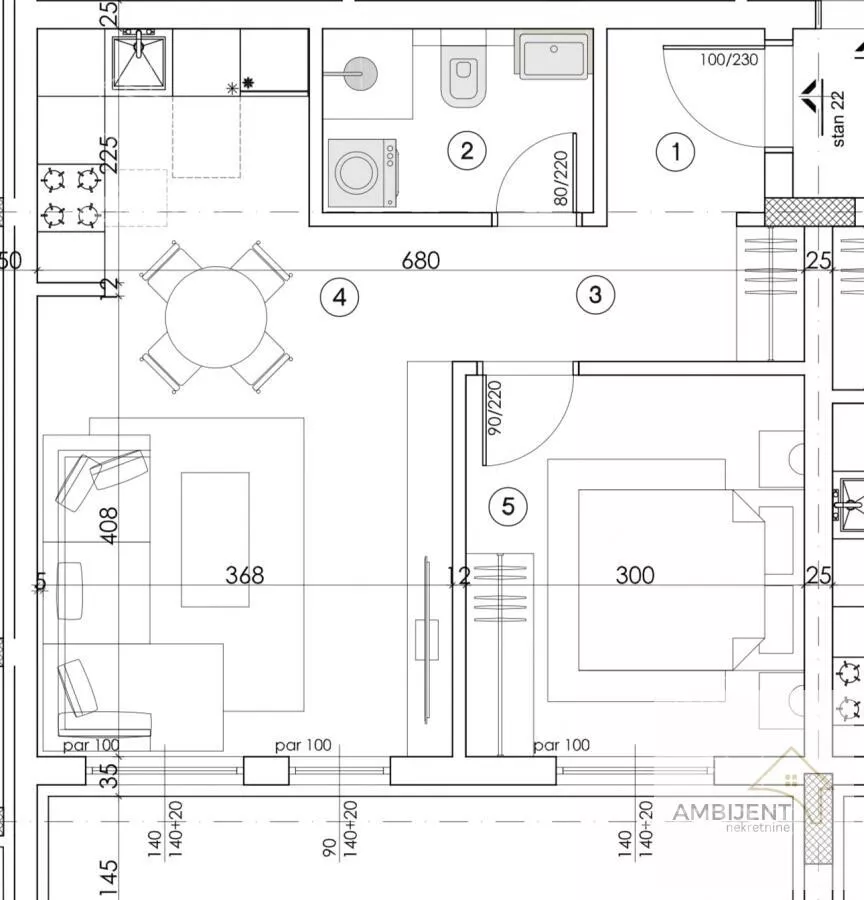 Dvosoban stan | 4zida