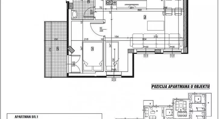 Dvosoban stan | 4zida