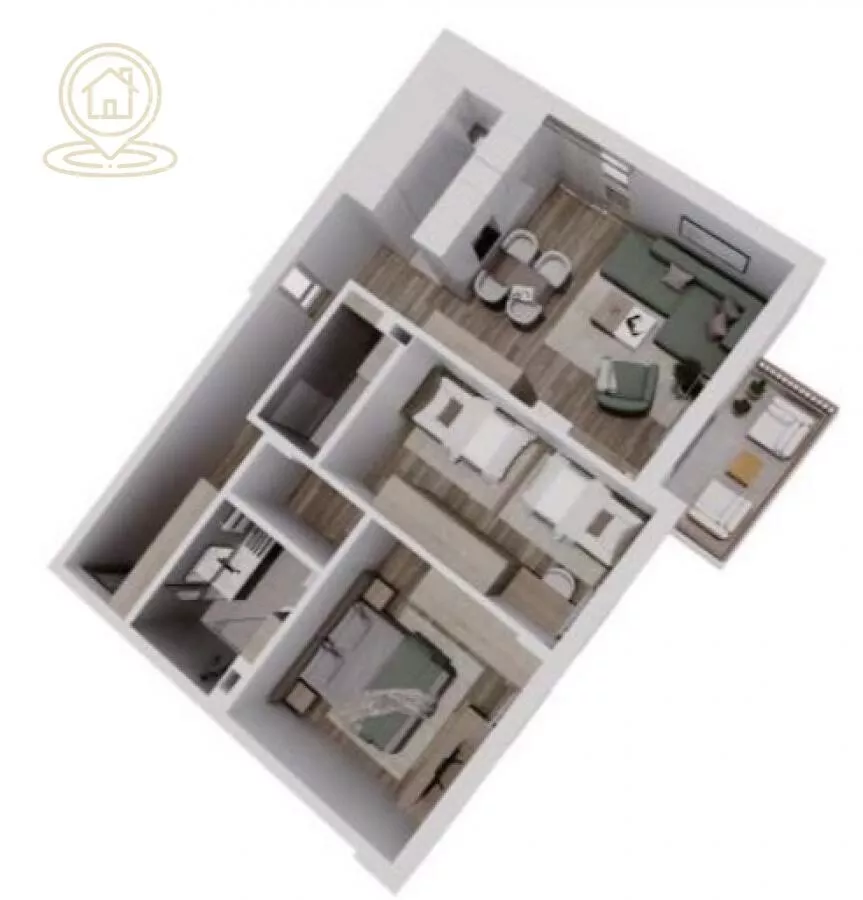 Trosoban stan | 4zida