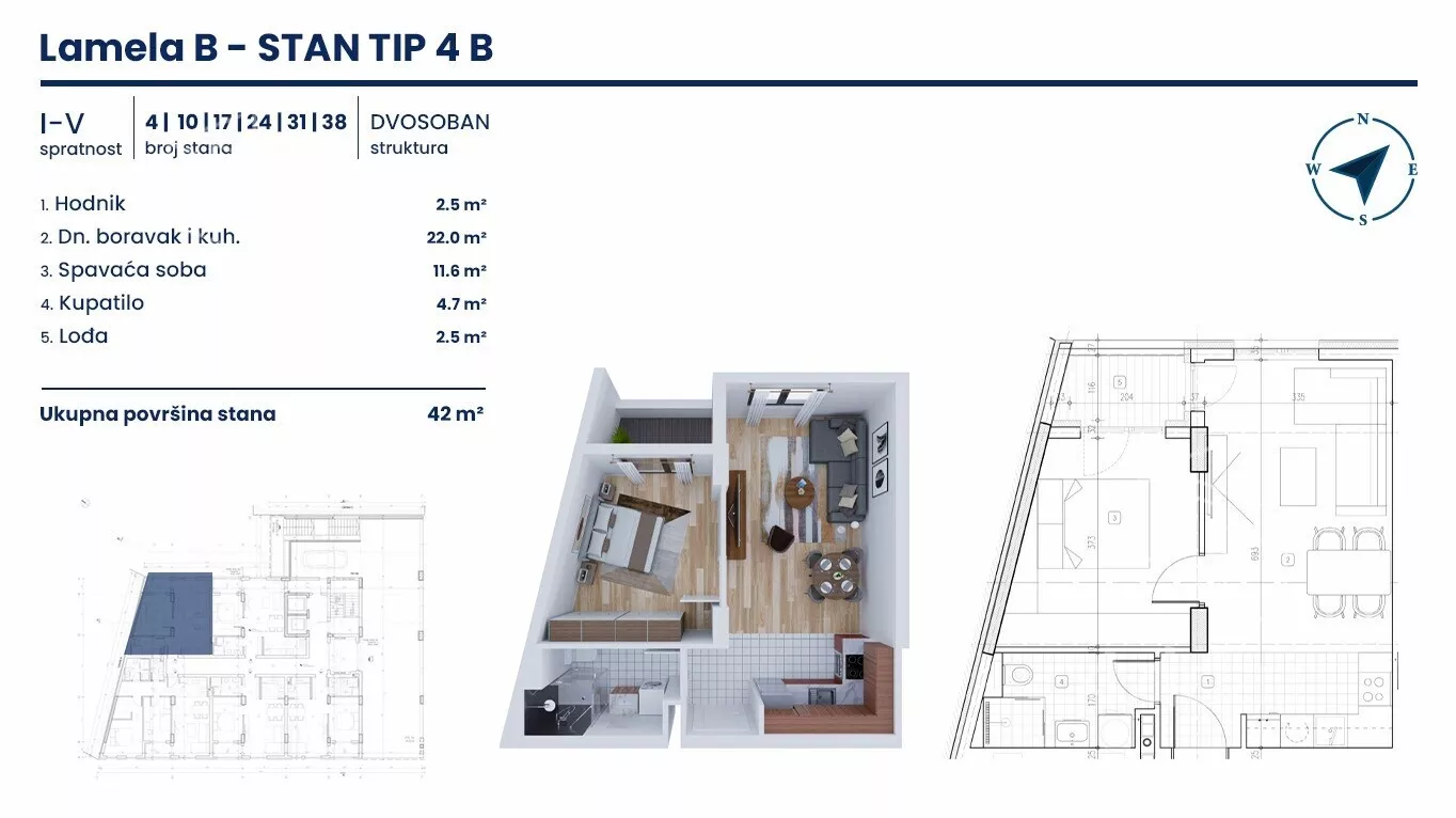 Četvorosoban stan | 4zida