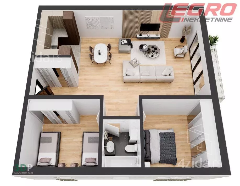 Trosoban stan | 4zida